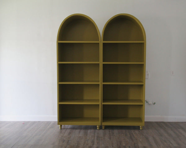 Curved Top Bookcase